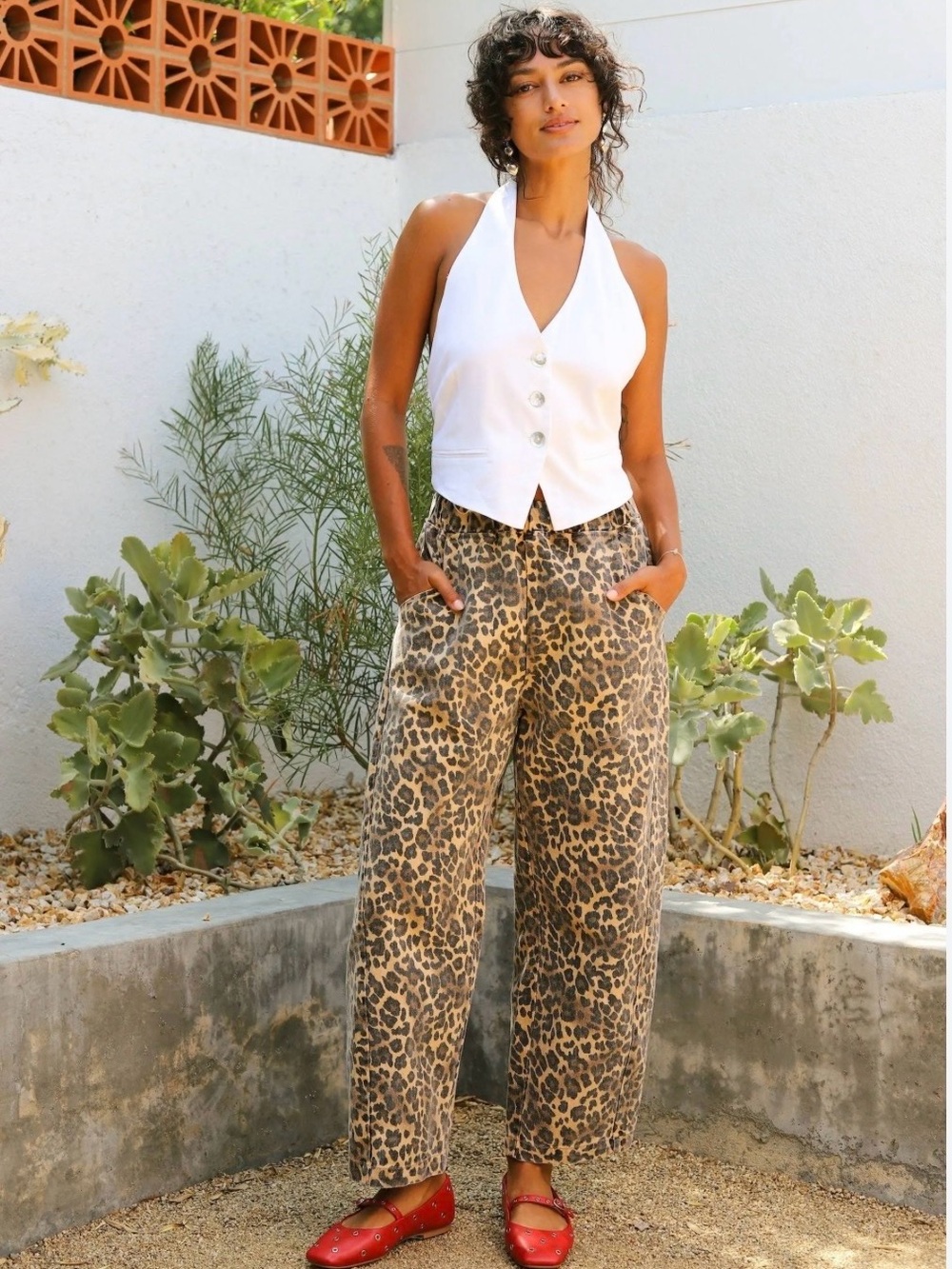Le Bon Shoppe Arc Pant in Leopard